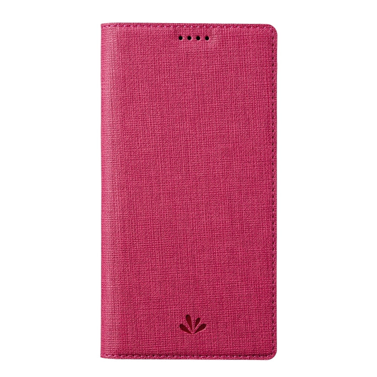 For iPhone 13 Pro ViLi DMX Series Shockproof Magsafe Magnetic Horizontal Flip Leather Phone Case (Rose Red) - iPhone 13 Pro Cases by ViLi | Online Shopping UK | buy2fix