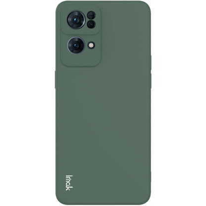 For OPPO Reno7 Pro 5G imak UC-4 Series Straight Edge TPU Soft Protective Case(Dark Green) - OPPO Cases by imak | Online Shopping UK | buy2fix