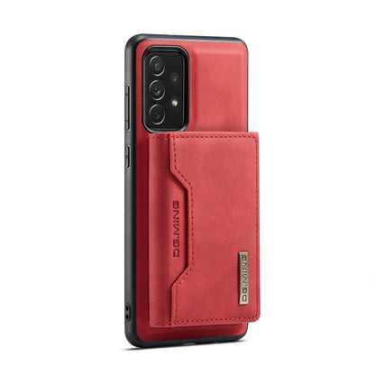 For Samsung Galaxy A33 5G DG.MING M2 Series 3-Fold Multi Card Bag Phone Case(Red) - Galaxy Phone Cases by DG.MING | Online Shopping UK | buy2fix