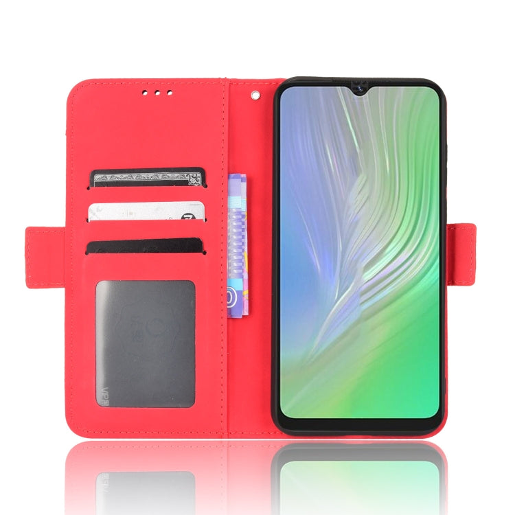 For Blackview A55 Skin Feel Calf Pattern Leather Phone Case(Red) - More Brand by buy2fix | Online Shopping UK | buy2fix