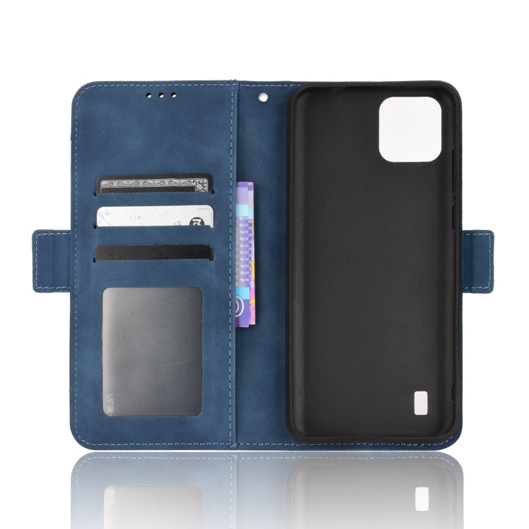 For Blackview A55 Skin Feel Calf Pattern Leather Phone Case(Blue) - More Brand by buy2fix | Online Shopping UK | buy2fix