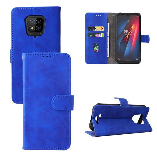 For Ulefone Armor 8 Skin Feel Magnetic Buckle Calf Texture Leather Phone Case(Blue) - Ulefone Cases by buy2fix | Online Shopping UK | buy2fix