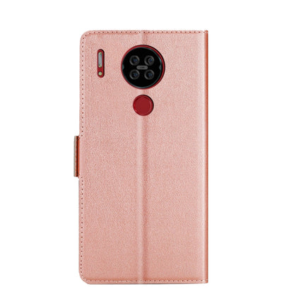 For Blackview A80 / A80S Ultra-thin Voltage Side Buckle PU + TPU Leather Phone Case(Rose Gold) - More Brand by buy2fix | Online Shopping UK | buy2fix