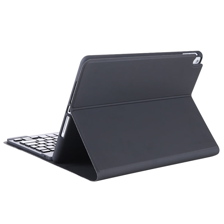 T098B Candy Color Skin Feel Texture Bluetooth Keyboard Leather Case with Pen Holder For iPad Air 4 10.9 2020 / Air 5 10.9 2022 (Black) - For iPad Air by buy2fix | Online Shopping UK | buy2fix