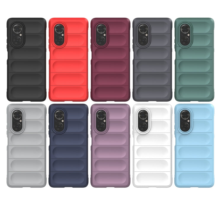 For Huawei Nova 9 SE/Honor 50 SE Magic Shield TPU + Flannel Phone Case(Dark Green) - Huawei Cases by buy2fix | Online Shopping UK | buy2fix