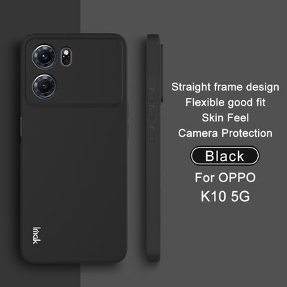 For OPPO K10 5G IMAK UC-4 Series Straight Edge TPU Phone Case(Black) - OPPO Cases by imak | Online Shopping UK | buy2fix