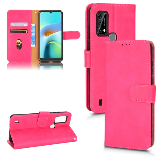 For Blackview A50 Skin Feel Magnetic Flip Leather Phone Case(Rose Red) - More Brand by buy2fix | Online Shopping UK | buy2fix