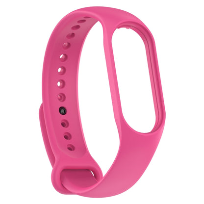 For Xiaomi Mi Band 7 / 7NFC / 6 / 6 NFC / 5 / 5 NFC / Amazfit Band 5 Official Silicone Watch Band(Barbie Pink) - Watch Bands by buy2fix | Online Shopping UK | buy2fix