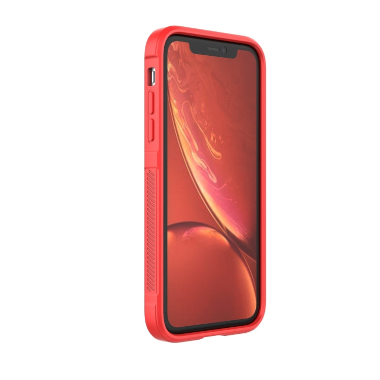 For iPhone XR Magic Shield TPU + Flannel Phone Case(Purple) - More iPhone Cases by buy2fix | Online Shopping UK | buy2fix