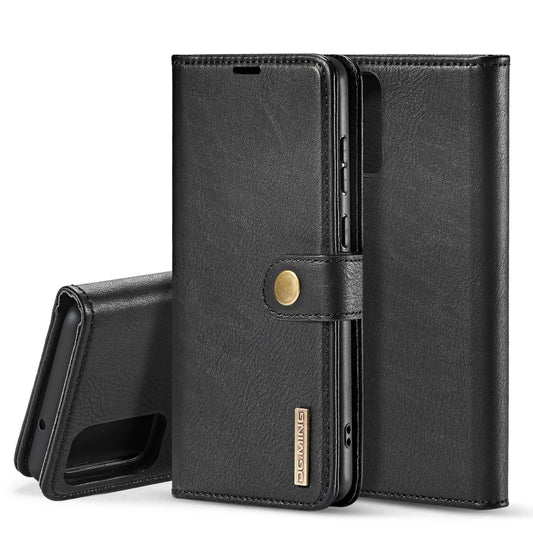 For Galaxy S20 Ultra DG.MING Crazy Horse Texture Flip Detachable Magnetic Leather Case with Holder & Card Slots & Wallet(Black) - Galaxy Phone Cases by DG.MING | Online Shopping UK | buy2fix