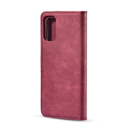 For Galaxy S20 Ultra DG.MING Crazy Horse Texture Flip Detachable Magnetic Leather Case with Holder & Card Slots & Wallet(Red) - Galaxy Phone Cases by DG.MING | Online Shopping UK | buy2fix