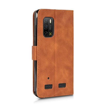 For Ulefone Armor X10 Skin Feel Magnetic Flip Leather Phone Case(Brown) - Ulefone Cases by buy2fix | Online Shopping UK | buy2fix