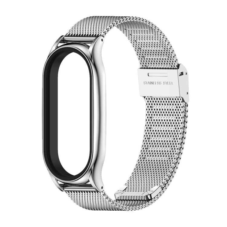 For Xiaomi Mi Band 7 / 7 NFC MIJOBS Milan Buckle Plus Stainless Steel Watch Band(Silver) - Watch Bands by MIJOBS | Online Shopping UK | buy2fix