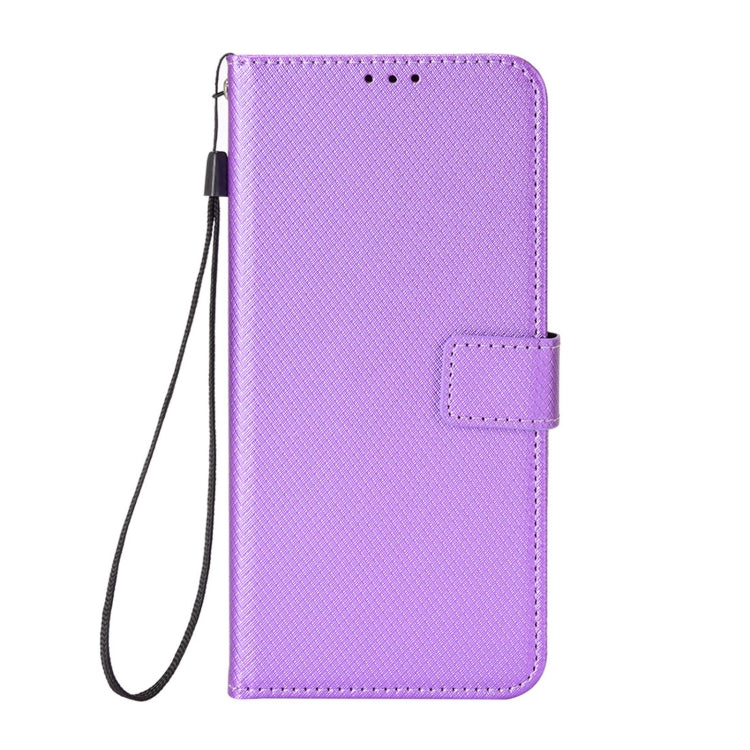 For Blackview A50 Diamond Texture Leather Phone Case(Purple) - More Brand by buy2fix | Online Shopping UK | buy2fix