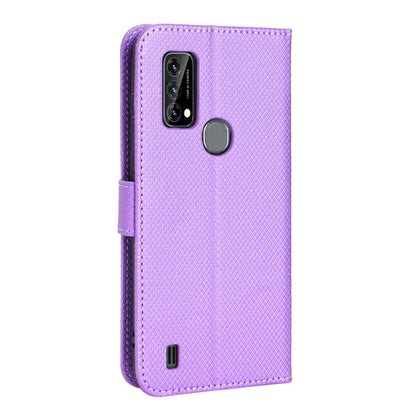 For Blackview A50 Diamond Texture Leather Phone Case(Purple) - More Brand by buy2fix | Online Shopping UK | buy2fix