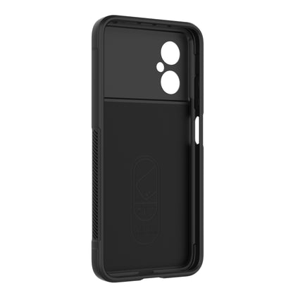 For Xiaomi Poco M4 5G Magic Shield TPU + Flannel Phone Case(Dark Green) - Xiaomi Cases by buy2fix | Online Shopping UK | buy2fix