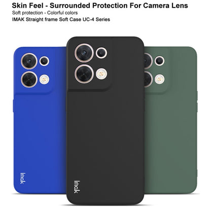 For OPPO Reno8 5G / Reno8 Pro 5G Global IMAK UC-4 Series Straight Edge TPU Soft Protective Case(Black) - OPPO Cases by imak | Online Shopping UK | buy2fix