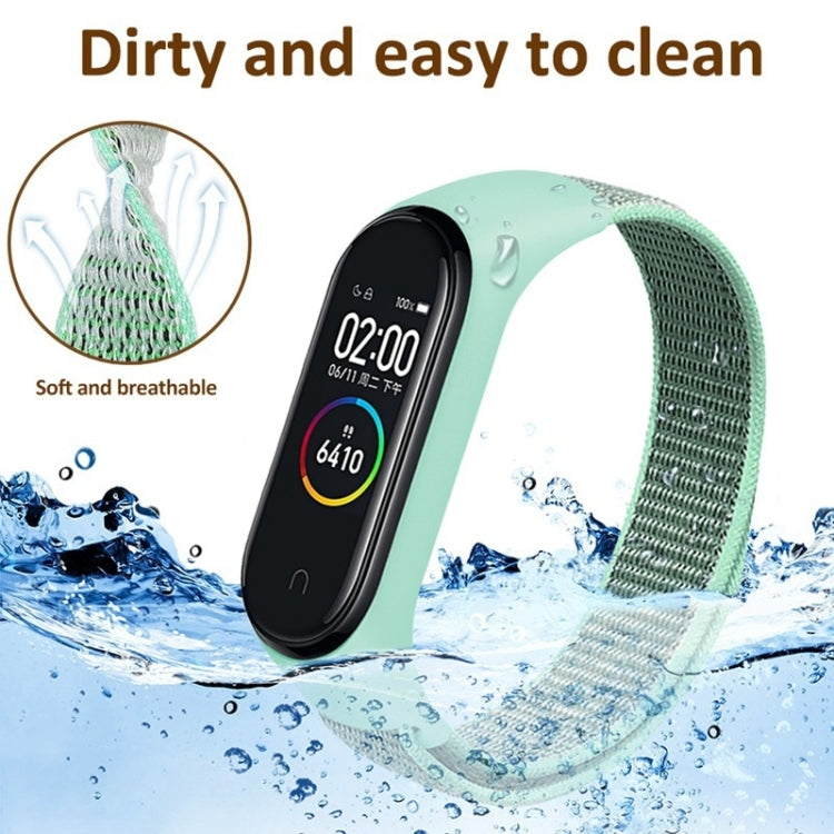 For Xiaomi Mi Band 7 Nylon Weave Watch Band(Seashell) - Watch Bands by buy2fix | Online Shopping UK | buy2fix