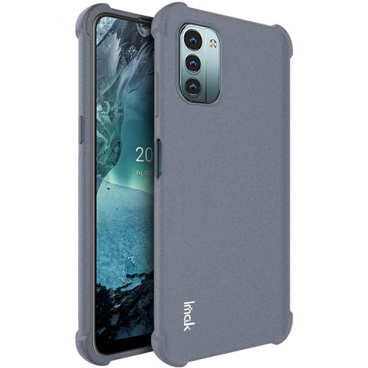 For Nokia G11/G21 IMAK All-inclusive Shockproof Airbag TPU Case (Matte Grey) - Nokia Cases by imak | Online Shopping UK | buy2fix