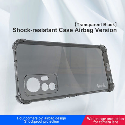 For Xiaomi 12 Lite 5G imak All-inclusive Shockproof Airbag TPU Case (Transparent Black) - Xiaomi Cases by imak | Online Shopping UK | buy2fix