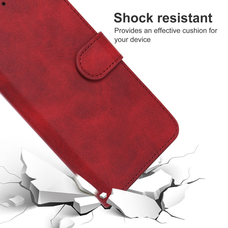 For vivo Y22s / Y22 / Y35 Leather Phone Case(Red) - vivo Cases by buy2fix | Online Shopping UK | buy2fix
