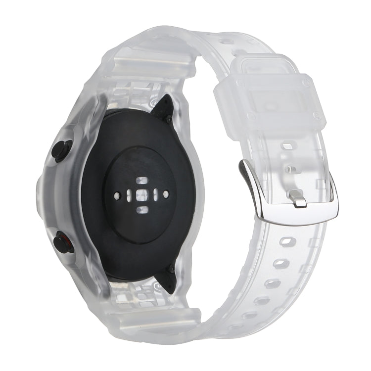 For Xiaomi Watch Color Sport Armor Unibody TPU Watch Band Case(Frosted Transparent) - Watch Bands by buy2fix | Online Shopping UK | buy2fix