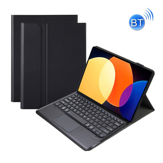 A0N4-A Detachable Sheep Pattern TPU Bluetooth Keyboard Tablet Leather Case with Touchpad For Xiaomi Pad 5 Pro 12.4(Black) - More Tablet Cases by buy2fix | Online Shopping UK | buy2fix