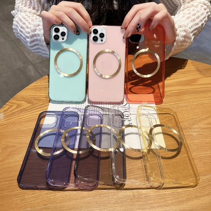 For iPhone 11 Pro CD Texture MagSafe TPU Phone Case (Transparent) - iPhone 11 Pro Cases by buy2fix | Online Shopping UK | buy2fix