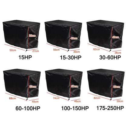 210D Oxford Cloth Boat Propeller Engine Waterproof and Dustproof Cover, Size:52x27x32cm/15HP(Black) - Marine Accessories & Parts by buy2fix | Online Shopping UK | buy2fix