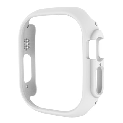 Half-inclusive PC Protective Case For Apple Watch Ultra 49mm / Apple Watch Ultra 2 49mm(White) - Watch Cases by buy2fix | Online Shopping UK | buy2fix