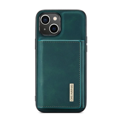 For iPhone 14 Plus DG.MING M1 Series 3-Fold Multi Card Wallet Leather Case(Green) - iPhone 14 Plus Cases by DG.MING | Online Shopping UK | buy2fix