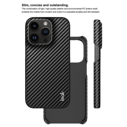 For iPhone 14 Pro Max IMAK Ruiyi Series Carbon Fiber PU + PC Phone Case - iPhone 14 Pro Max Cases by imak | Online Shopping UK | buy2fix