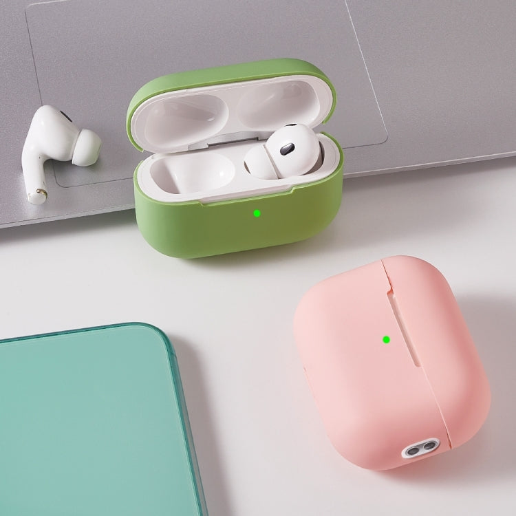 For AirPods Pro 2 Earphone Silicone Protective Case(Green) - For AirPods Pro 2 by buy2fix | Online Shopping UK | buy2fix