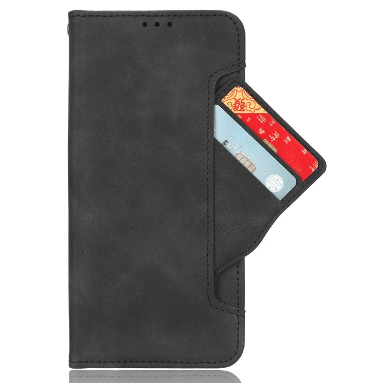 For Blackview BV7100 Skin Feel Calf Texture Card Slots Leather Phone Case(Black) - More Brand by buy2fix | Online Shopping UK | buy2fix