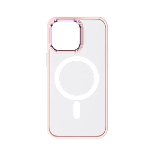 For iPhone 14 Pro Max TOTU Golden Shield Skin-feel MagSafe Phone Case(Pink) - iPhone 14 Pro Max Cases by TOTUDESIGN | Online Shopping UK | buy2fix