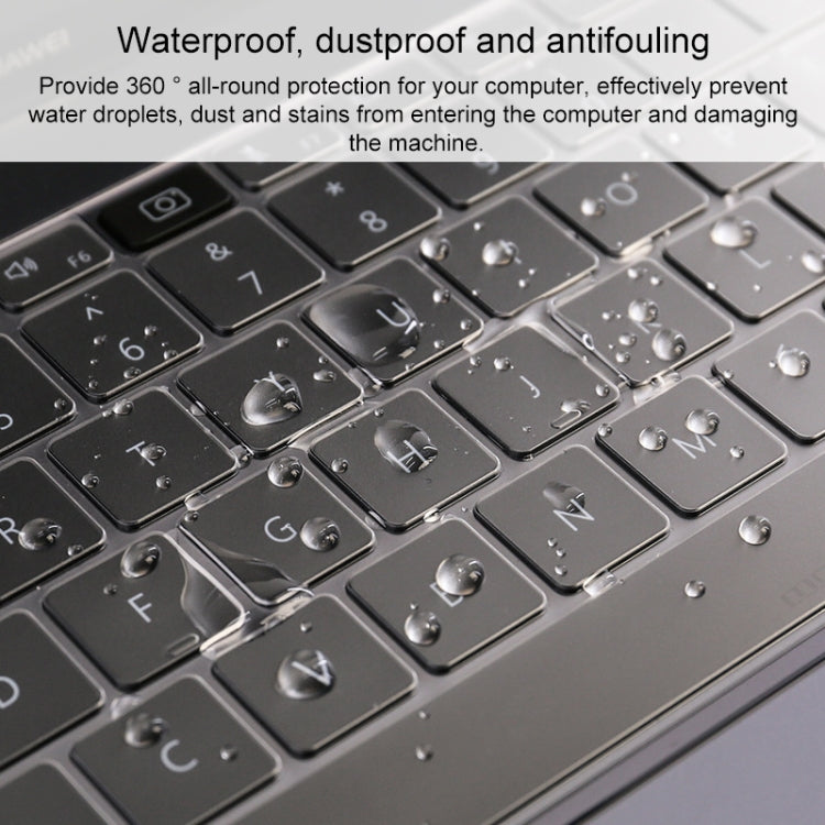 For Huawei MateBook X Pro (2019 / 2020) Transparent and Dustproof TPU Laptop Keyboard Protective Film - Keyboard Protector by buy2fix | Online Shopping UK | buy2fix