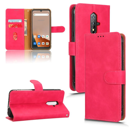 For Blackview BV5200 Skin Feel Magnetic Flip Leather Phone Case(Rose Red) - More Brand by buy2fix | Online Shopping UK | buy2fix