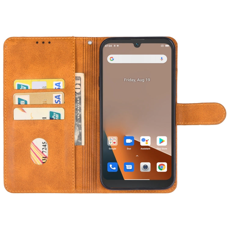 For Blackview BV5200 Pro Leather Phone Case(Brown) - More Brand by buy2fix | Online Shopping UK | buy2fix