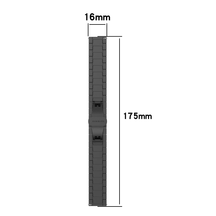 For Keep Band B4 16mm One-bead Steel Watch Band(Black) - Watch Bands by buy2fix | Online Shopping UK | buy2fix