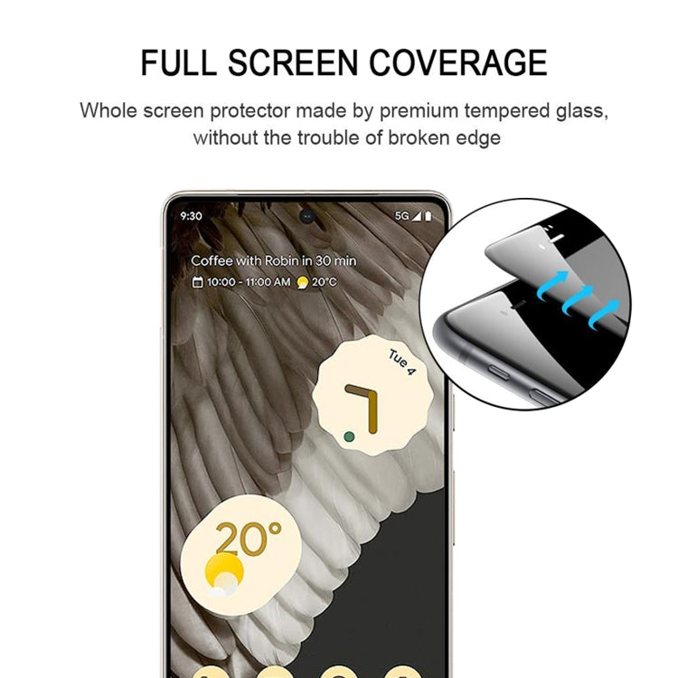 For Google Pixel 7 Pro 3D Curved Edge Full Screen Tempered Glass Film - Google Tempered Glass by buy2fix | Online Shopping UK | buy2fix