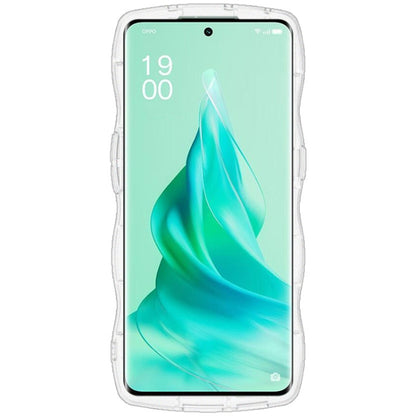 For OPPO Reno9 Pro+ 5G IMAK UX-8 Series Transparent Shockproof TPU Phone Case(Transparent) - OPPO Cases by imak | Online Shopping UK | buy2fix