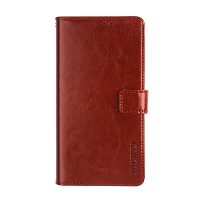 For Doogee X55 idewei  Crazy Horse Texture Horizontal Flip Leather Case with Holder & Card Slots & Wallet(Brown) - More Brand by idewei | Online Shopping UK | buy2fix