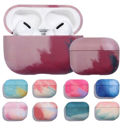 For AirPods Pro Ink Painting Water Sticker PC Earphone Case(Ink Rainbow) - For AirPods Pro by buy2fix | Online Shopping UK | buy2fix