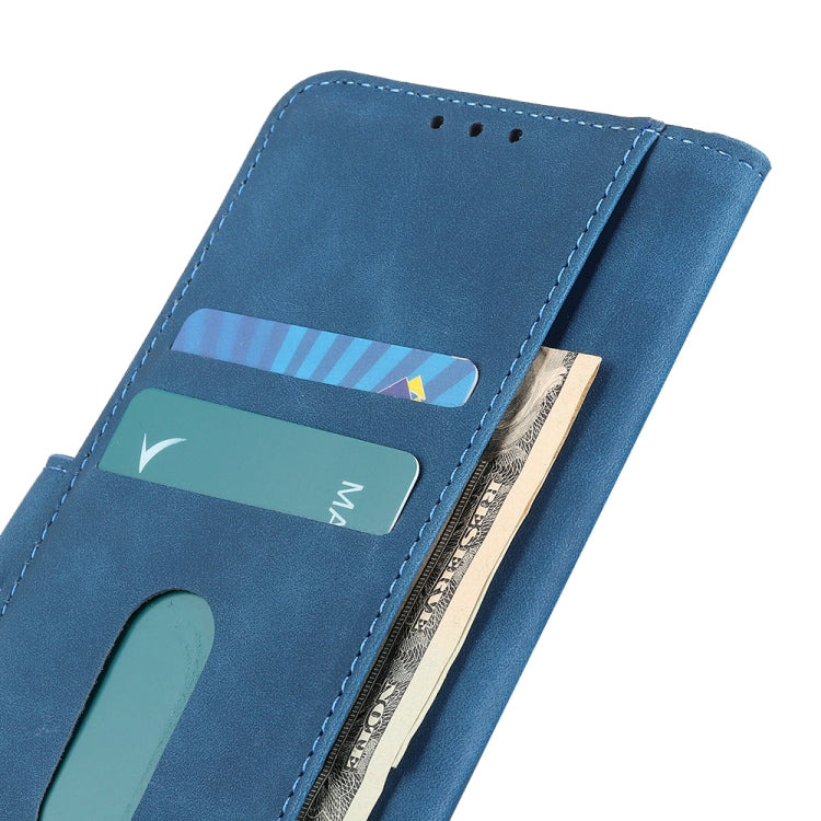 For OnePlus 11 5G KHAZNEH Retro Texture Flip Leather Phone Case(Blue) - OnePlus Cases by buy2fix | Online Shopping UK | buy2fix