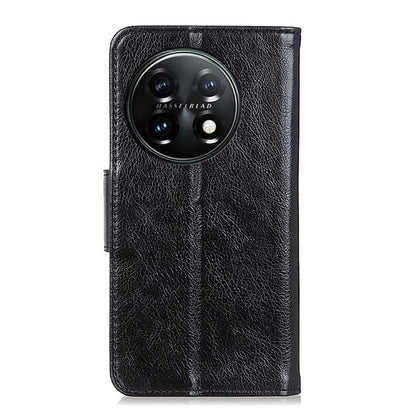 For OnePlus 11 5G Nappa Texture Flip Leather Phone Case(Black) - OnePlus Cases by buy2fix | Online Shopping UK | buy2fix