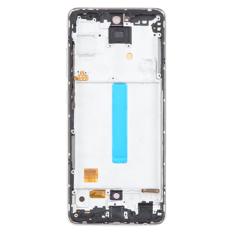 For Samsung Galaxy A52 4G SM-A525 6.43 inch OLED LCD Screen Digitizer Full Assembly with Frame (White) - Galaxy A Series Parts by buy2fix | Online Shopping UK | buy2fix