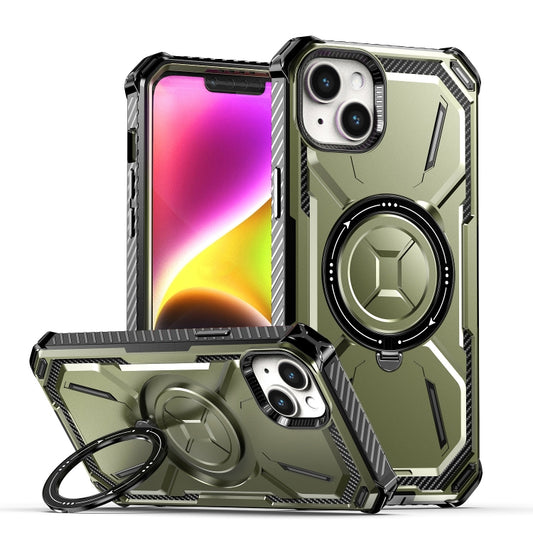 For iPhone 11 Armor Series Holder Phone Case(Army Green) - iPhone 11 Cases by buy2fix | Online Shopping UK | buy2fix