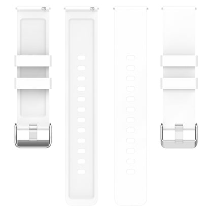 For OnePlus Nord Steps Style Silicone Watch Band(White) - Watch Bands by buy2fix | Online Shopping UK | buy2fix