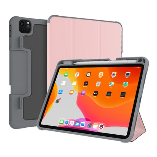 For iPad Pro 11 2022 / 2021 / 2020 Mutural Horizontal Flip Leather Tablet Case with Holder & Pen Slot(Rose Gold) - iPad Pro 11 (2022/2021) Cases by Mutural | Online Shopping UK | buy2fix