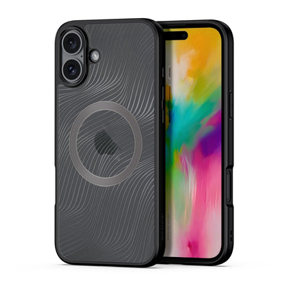 For iPhone 16 Plus DUX DUCIS Aimo Mag Series TPU + PC MagSafe Frosted Feel Phone Case(Black) - iPhone 16 Plus Cases by DUX DUCIS | Online Shopping UK | buy2fix